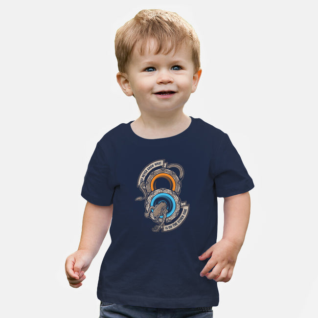 Star Portals-baby basic tee-Letter_Q