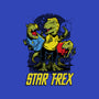 Star T-Rex-none stretched canvas-Captain Ribman