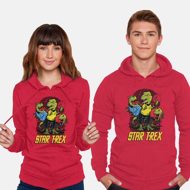 Star T-Rex-unisex pullover sweatshirt-Captain Ribman