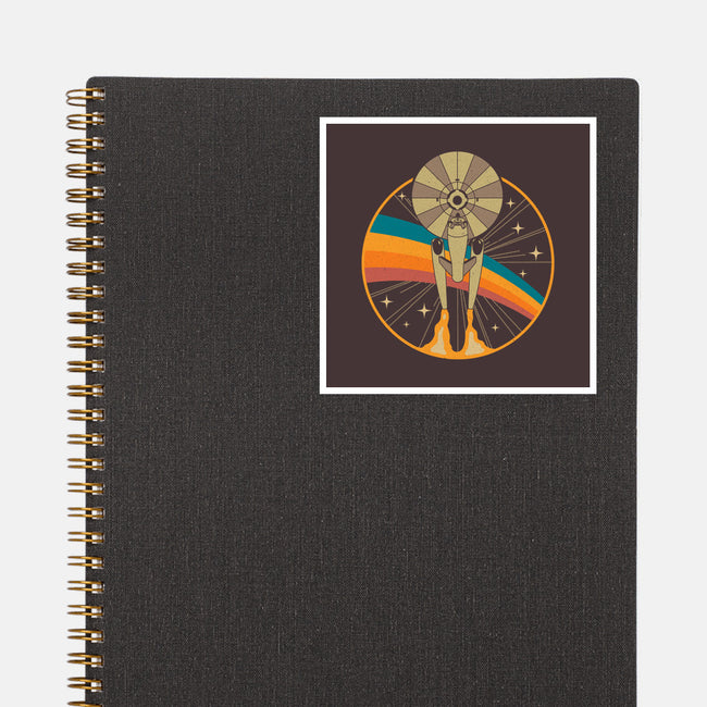 Stardate 1966-none glossy sticker-Mathiole