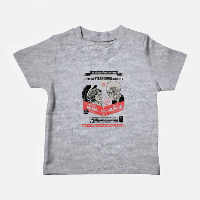 Stare Down Contest-baby basic tee-zerobriant