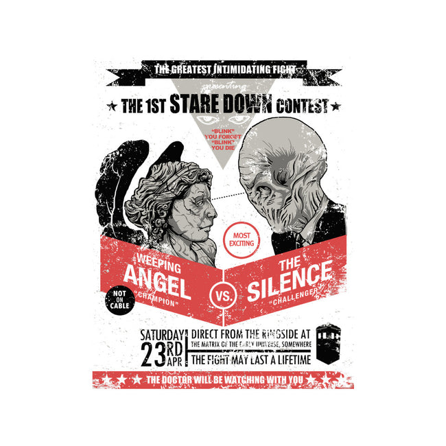 Stare Down Contest-none stretched canvas-zerobriant