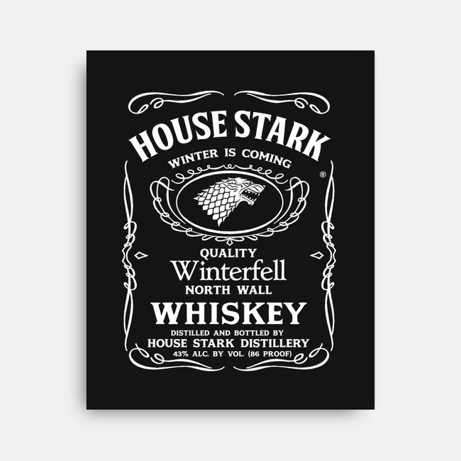 Stark Whiskey-none stretched canvas-Melonseta