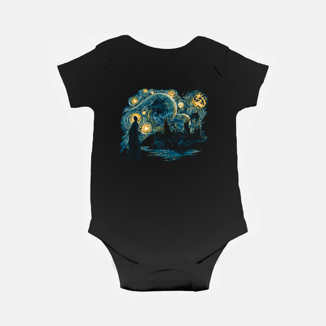 Starry Dementors-baby basic onesie-ddjvigo