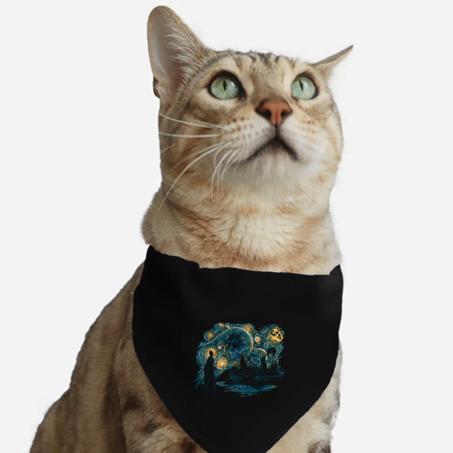 Starry Dementors-cat adjustable pet collar-ddjvigo