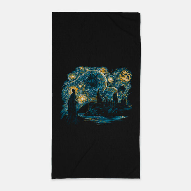 Starry Dementors-none beach towel-ddjvigo