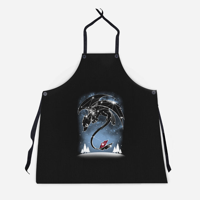 Starry Dragon Sky-unisex kitchen apron-ChocolateRaisinFury