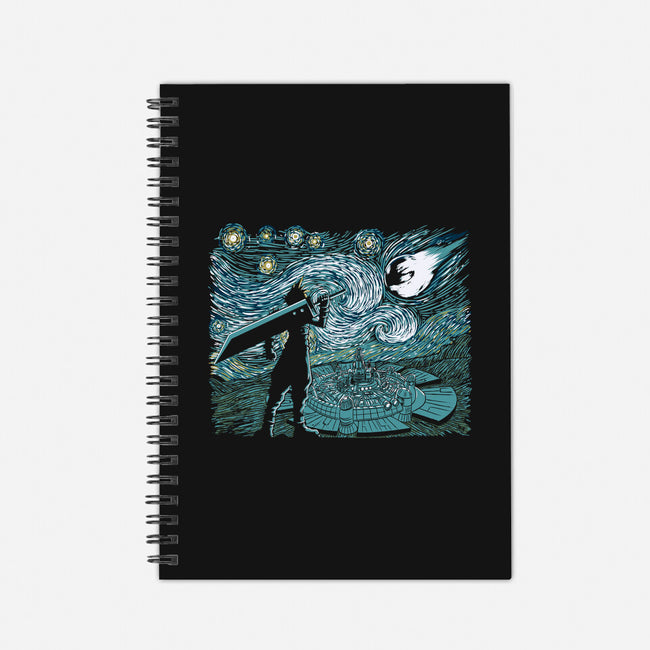 Starry Fantasy-none dot grid notebook-ddjvigo