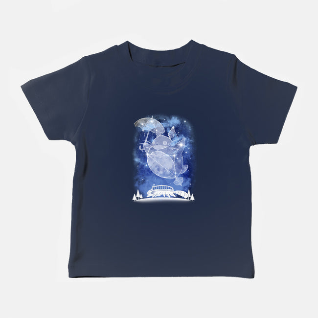 Starry Neighbour-baby basic tee-ChocolateRaisinFury