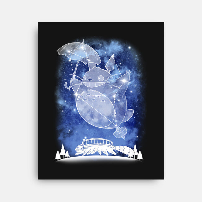 Starry Neighbour-none stretched canvas-ChocolateRaisinFury