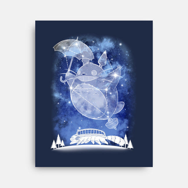 Starry Neighbour-none stretched canvas-ChocolateRaisinFury