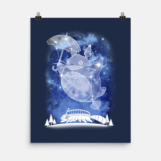Starry Neighbour-none matte poster-ChocolateRaisinFury