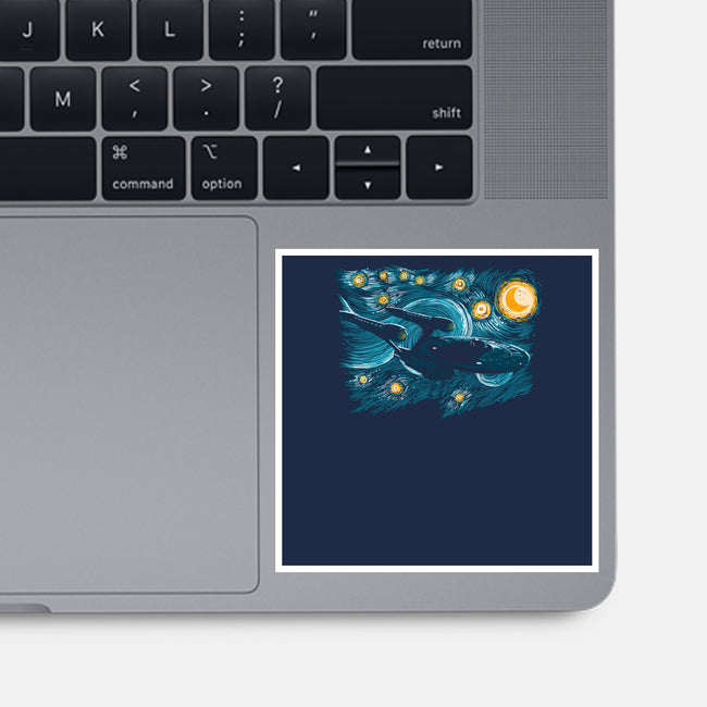 Starry Trek-none glossy sticker-ddjvigo