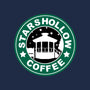 Stars Coffee-womens fitted tee-nayawei