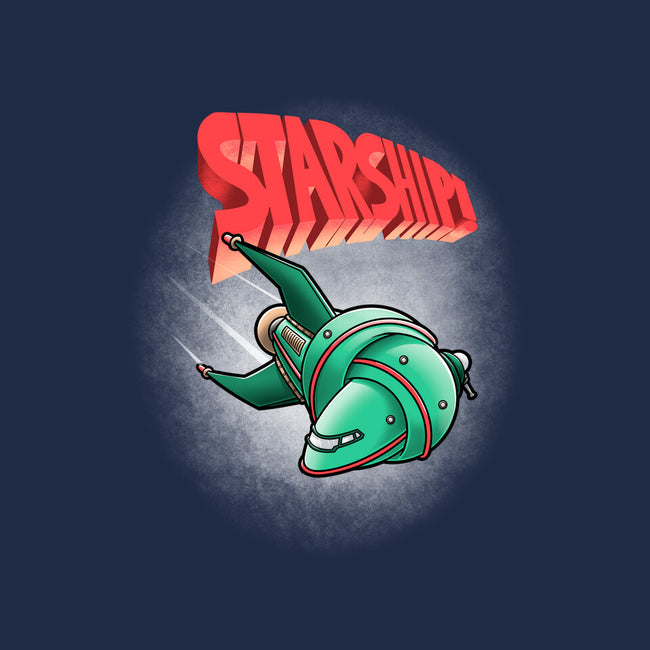 Starship-none polyester shower curtain-trheewood