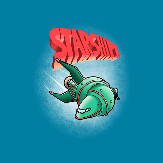 Starship-none polyester shower curtain-trheewood