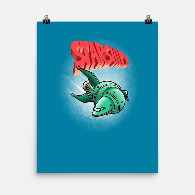 Starship-none matte poster-trheewood