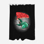 Starship-none polyester shower curtain-trheewood