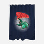Starship-none polyester shower curtain-trheewood