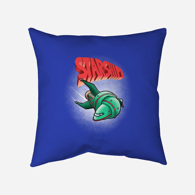 Starship-none removable cover throw pillow-trheewood