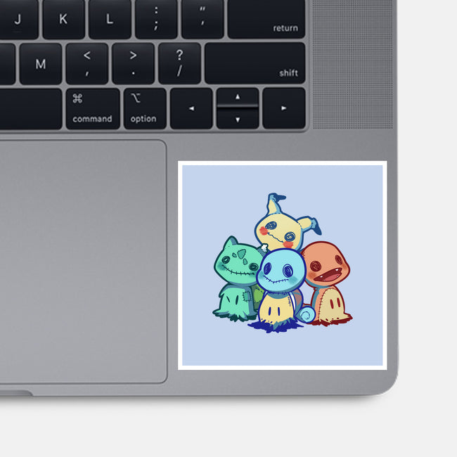 Starterkyus-none glossy sticker-digitoonie