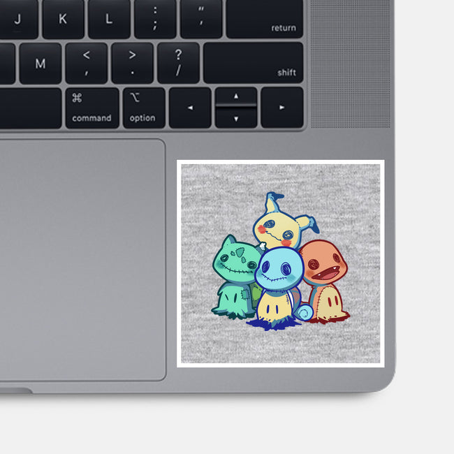 Starterkyus-none glossy sticker-digitoonie