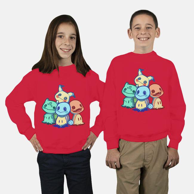 Starterkyus-youth crew neck sweatshirt-digitoonie
