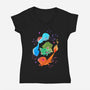 Starters-womens v-neck tee-tinysnails