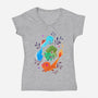 Starters-womens v-neck tee-tinysnails