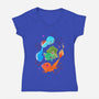 Starters-womens v-neck tee-tinysnails