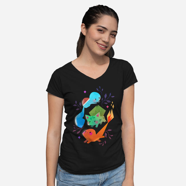 Starters-womens v-neck tee-tinysnails