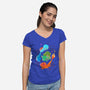 Starters-womens v-neck tee-tinysnails