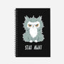 Stay Away-none dot grid notebook-freeminds