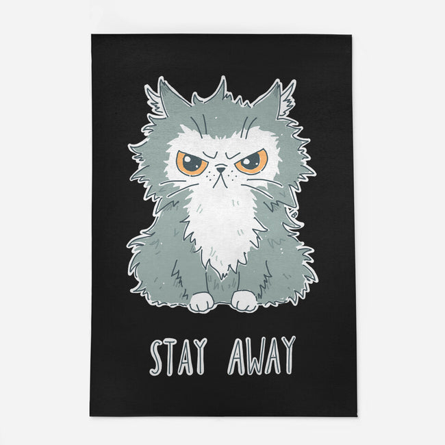Stay Away-none indoor rug-freeminds