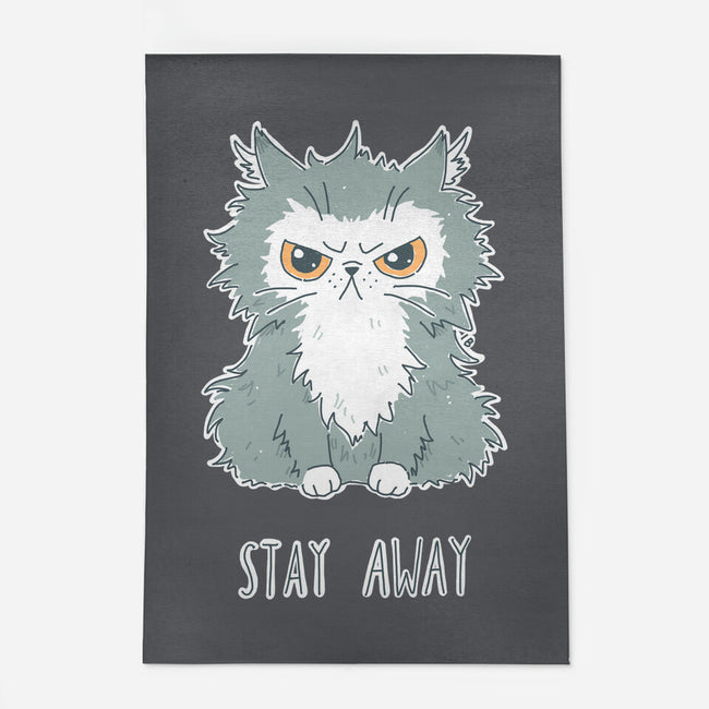 Stay Away-none indoor rug-freeminds