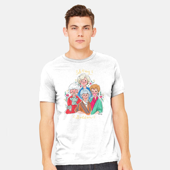 Stay Golden!-mens heavyweight tee-asiadraws