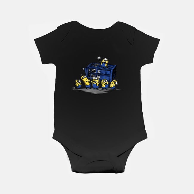Stealing Time-baby basic onesie-onebluebird
