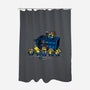 Stealing Time Again-none polyester shower curtain-onebluebird