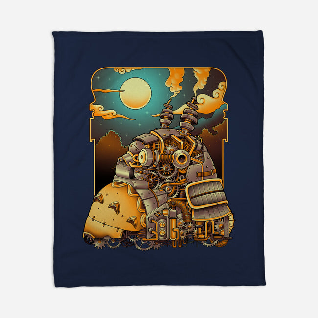 Steampunk Neighbor-none fleece blanket-batang 9tees