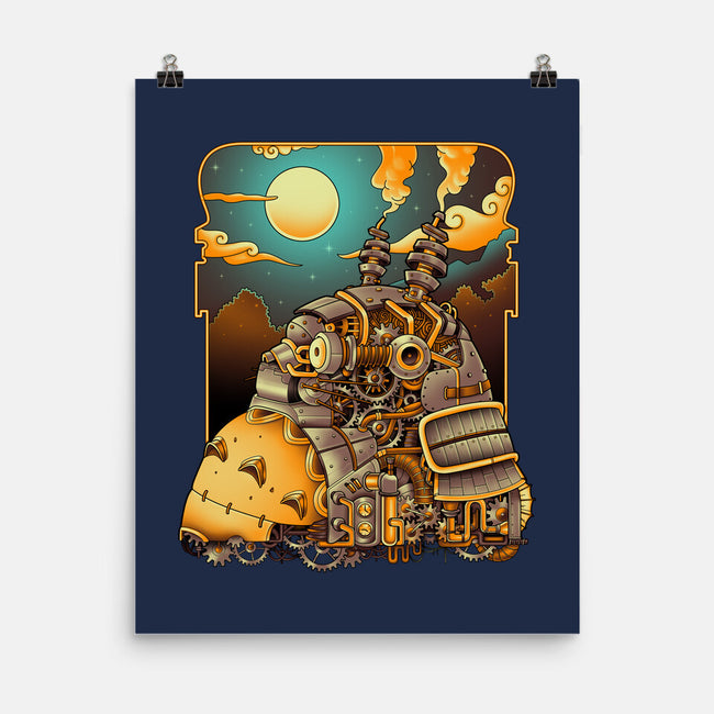 Steampunk Neighbor-none matte poster-batang 9tees