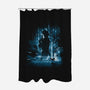 Stellar Bebop-none polyester shower curtain-kharmazero