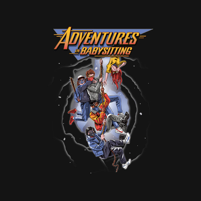 Steve's Adventure in Babysitting-baby basic tee-jlaser