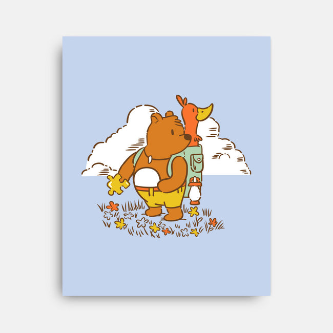Storybook Friends-none stretched canvas-Jaime Ugarte
