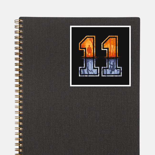 Strange 11-none glossy sticker-DJKopet