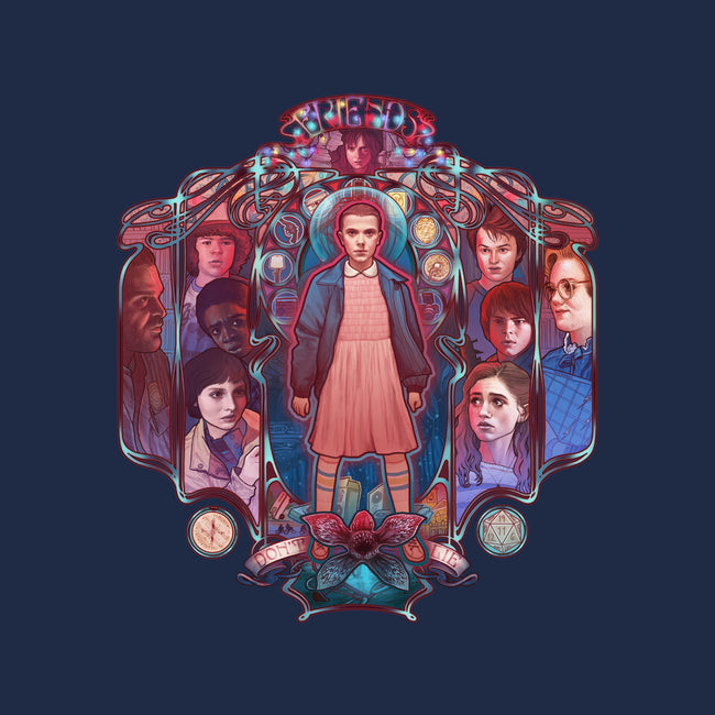 Stranger Nouveau-none fleece blanket-MeganLara