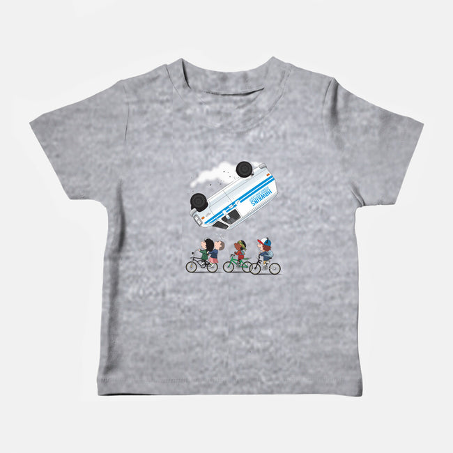 Stranger Peanuts-baby basic tee-Adams Pinto