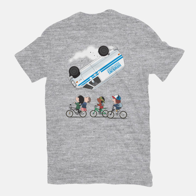 Stranger Peanuts-mens basic tee-Adams Pinto