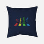 Stray Dog Strut-none removable cover w insert throw pillow-adho1982