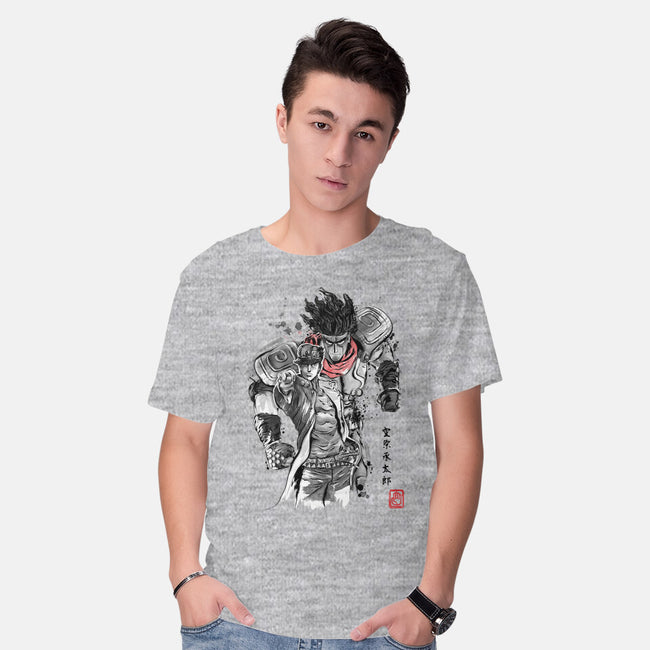 Strength, Speed and Precision-mens basic tee-DrMonekers