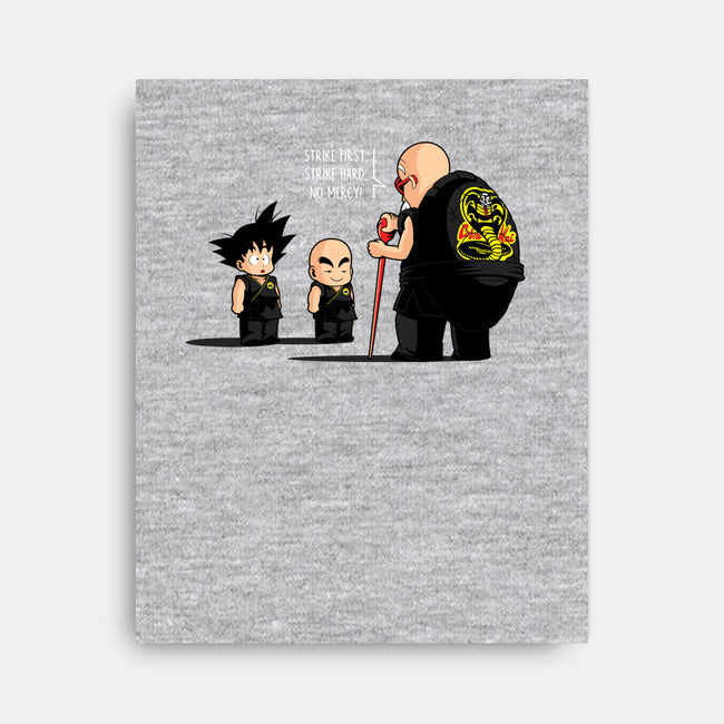 Strike First, Strike Hard-none stretched canvas-javiclodo